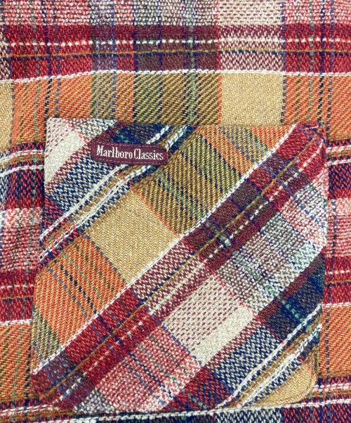 Marlboro Classics（マルボロクラッシクス）Marlboro Classics (マルボロクラッシクス) チェックシャツ ベージュ サイズ:Mの古着・服飾アイテム