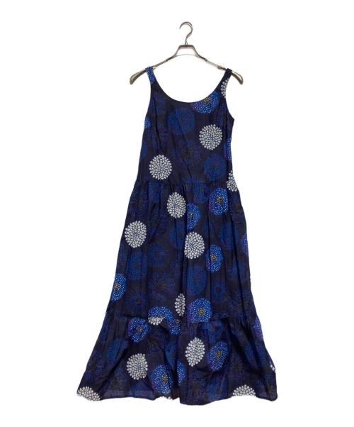 marimekko（マリメッコ）marimekko (マリメッコ) RIUTTAワンピース ネイビー サイズ:36の古着・服飾アイテム