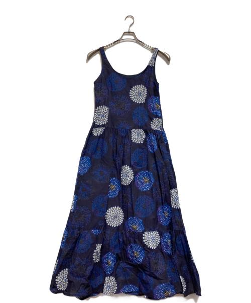 marimekko（マリメッコ）marimekko (マリメッコ) RIUTTAワンピース ネイビー サイズ:36の古着・服飾アイテム