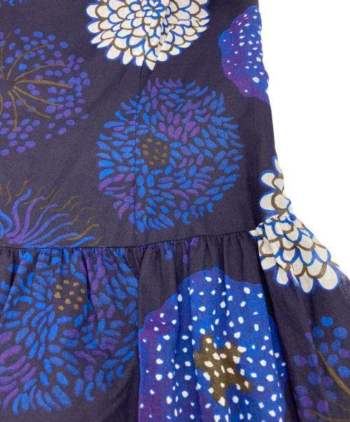 marimekko（マリメッコ）marimekko (マリメッコ) RIUTTAワンピース ネイビー サイズ:36の古着・服飾アイテム