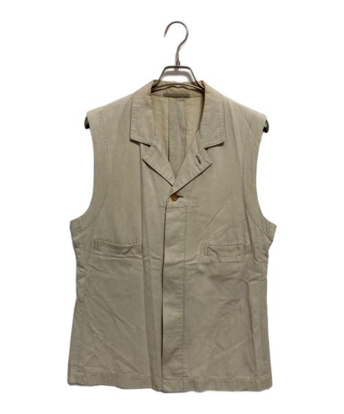 COMME des GARCONS HOMME PLUS（コムデギャルソンオムプリュス）COMME des GARCONS HOMME PLUS (コムデギャルソンオムプリュス) ベスト ベージュ サイズ:不明(印字薄れ)の古着・服飾アイテム