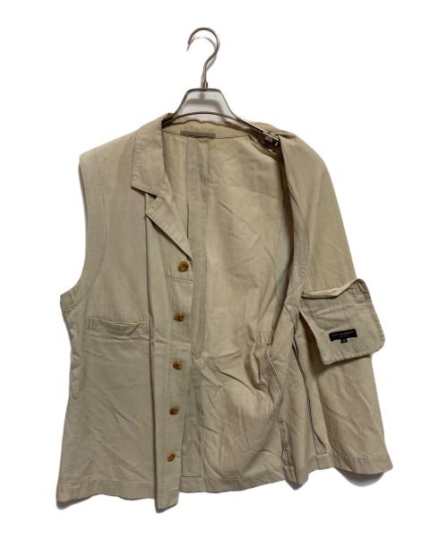 COMME des GARCONS HOMME PLUS（コムデギャルソンオムプリュス）COMME des GARCONS HOMME PLUS (コムデギャルソンオムプリュス) ベスト ベージュ サイズ:不明(印字薄れ)の古着・服飾アイテム