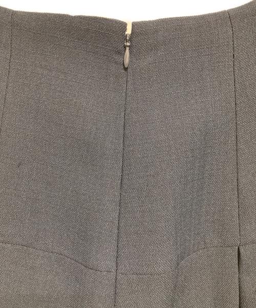 Noble（ノーブル）Noble (ノーブル) フロントパネルタックミディスカート ネイビー サイズ:36の古着・服飾アイテム
