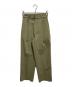 SLOBE IENA（スローブ イエナ）の古着「TCチノベルテットパンツ」｜オリーブ