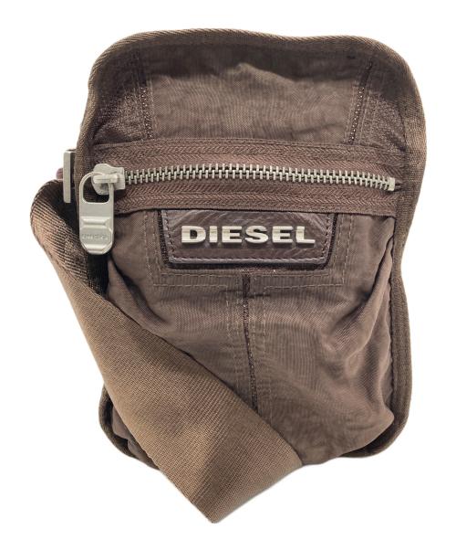 DIESEL（ディーゼル）DIESEL (ディーゼル) ショルダーバッグ ブラウンの古着・服飾アイテム