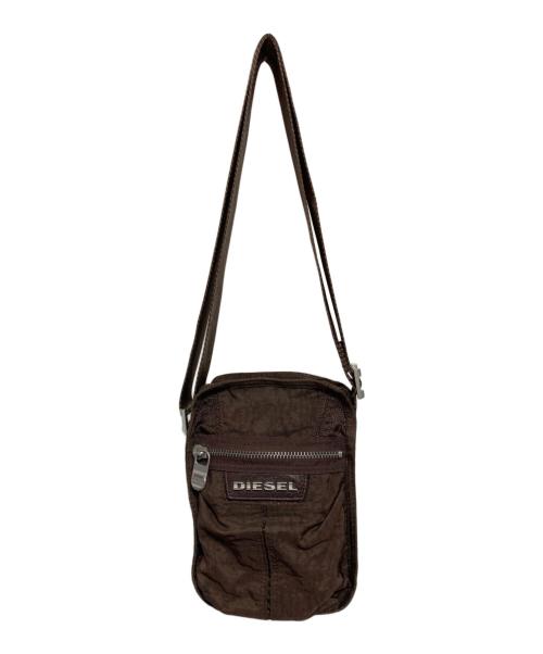 DIESEL（ディーゼル）DIESEL (ディーゼル) ショルダーバッグ ブラウンの古着・服飾アイテム