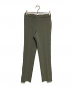 theoryセオリー）の古着「Admiral Crepe Treeca Pull On Pant J」｜オリーブ