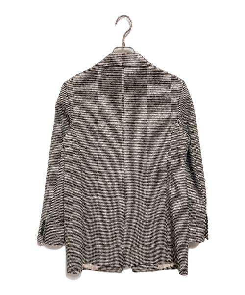 icB（アイシービー）icB (アイシービー) W/Ryチェック テーラードジャケット グレー サイズ:2の古着・服飾アイテム