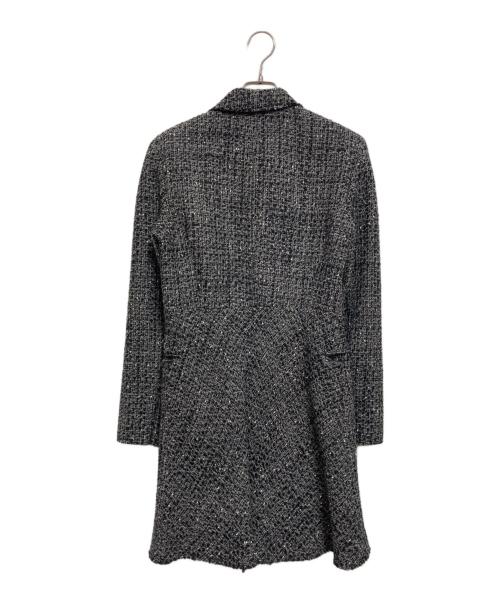 theory（セオリー）theory (セオリー) ツイードコート ブラック サイズ:4の古着・服飾アイテム