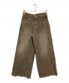 JOHNBULLジョンブル）の古着「硫化染めボトム」｜ブラウン