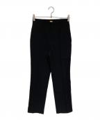 MUSE de Deuxieme Classeミューズ ドゥーズィエム クラス）の古着「EDEN CROPPED パンツ」｜ブラック