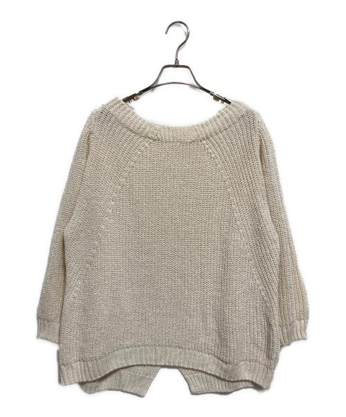 MUSE de Deuxieme Classe（ミューズ ドゥーズィエム クラス）MUSE de Deuxieme Classe (ミューズ ドゥーズィエム クラス) Lily Linen アゼ プルオーバー アイボリー サイズ:なしの古着・服飾アイテム