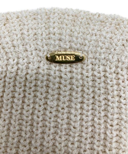 MUSE de Deuxieme Classe（ミューズ ドゥーズィエム クラス）MUSE de Deuxieme Classe (ミューズ ドゥーズィエム クラス) Lily Linen アゼ プルオーバー アイボリー サイズ:なしの古着・服飾アイテム