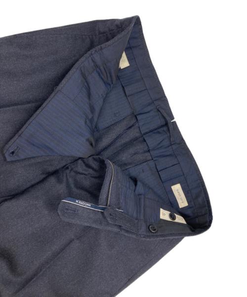 INCOTEX（インコテックス）INCOTEX (インコテックス) BEAMS F (ビームスエフ) スラックス ネイビー サイズ:46 未使用品の古着・服飾アイテム