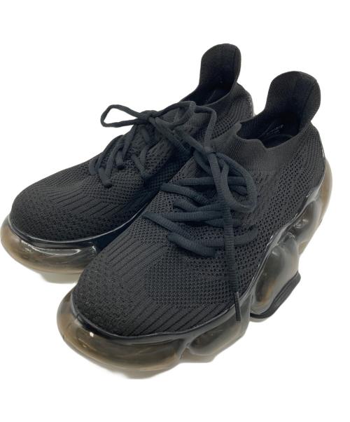 grounds（グラウンズ）grounds (グラウンズ) MOOPIE 厚底スニーカー ブラック サイズ:SIZE 25cmの古着・服飾アイテム