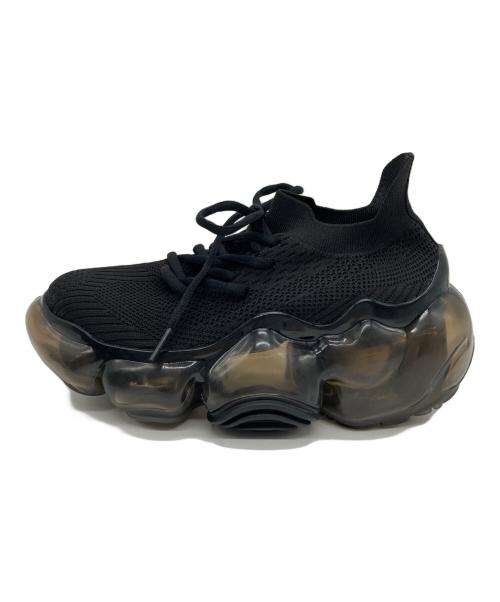 grounds（グラウンズ）grounds (グラウンズ) MOOPIE 厚底スニーカー ブラック サイズ:SIZE 25cmの古着・服飾アイテム