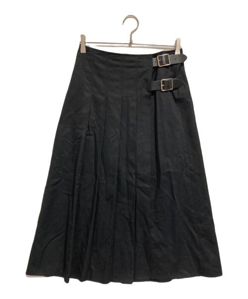 O'NEIL OF DUBLIN（オニールオブダブリン）O'NEIL OF DUBLIN (オニールオブダブリン) ラップスカート ブラック サイズ:SIZE 10の古着・服飾アイテム