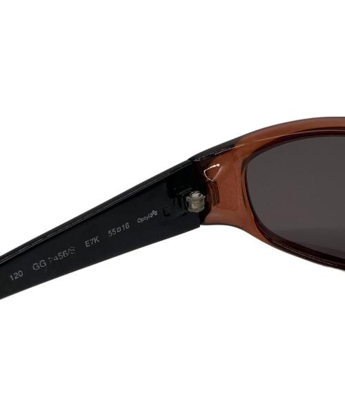 GUCCI（グッチ）GUCCI (グッチ) サングラス ブラウン サイズ:55□16 120の古着・服飾アイテム