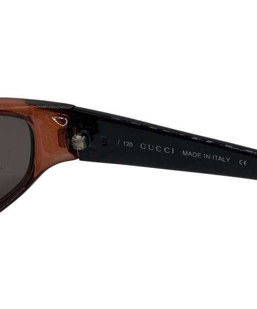 GUCCI（グッチ）GUCCI (グッチ) サングラス ブラウン サイズ:55□16 120の古着・服飾アイテム