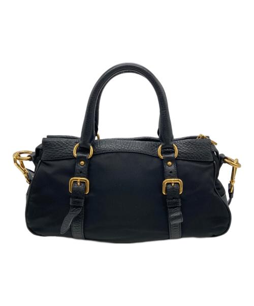 PRADA（プラダ）PRADA (プラダ) 2WAYショルダーバッグ ブラックの古着・服飾アイテム