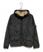 STONE ISLANDストーンアイランド）の古着「フーデッドジャケット」｜ブラック