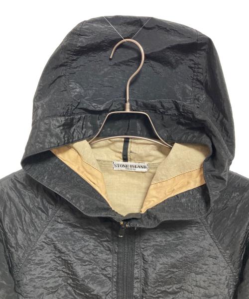 STONE ISLAND（ストーンアイランド）STONE ISLAND (ストーンアイランド) フーデッドジャケット ブラック サイズ:Lの古着・服飾アイテム