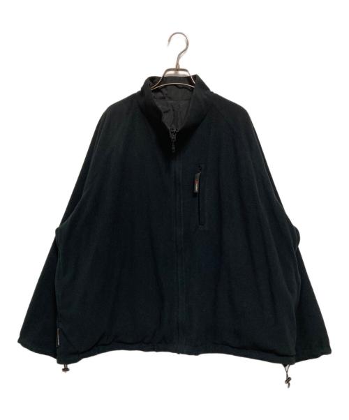 UNFILO（アンフィーロ）UNFILO (アンフィーロ) ポーラテック リバーシブルブルゾン ブラック サイズ:Mの古着・服飾アイテム