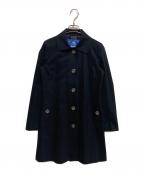 BURBERRY BLUE LABELバーバリーロンドンブルーレーベル）の古着「ステンカラーコート」｜ブラック