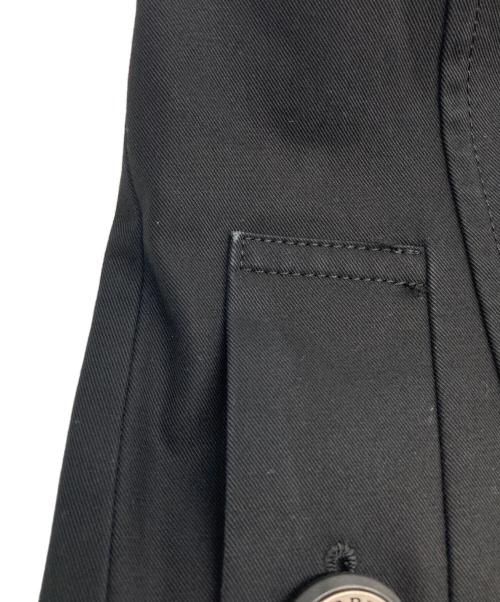 BURBERRY BLUE LABEL（バーバリーロンドンブルーレーベル）BURBERRY BLUE LABEL (バーバリーロンドンブルーレーベル) ステンカラーコート ブラック サイズ:38の古着・服飾アイテム