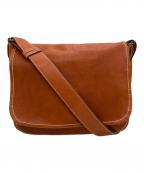 土屋鞄ツチヤカバン）の古着「トーンオイルヌメ メッセンジャーバッグ」｜ブラウン