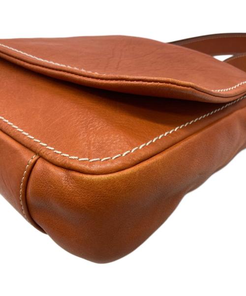 土屋鞄（ツチヤカバン）土屋鞄 (ツチヤカバン) トーンオイルヌメ メッセンジャーバッグ ブラウンの古着・服飾アイテム