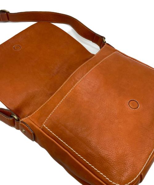 土屋鞄（ツチヤカバン）土屋鞄 (ツチヤカバン) トーンオイルヌメ メッセンジャーバッグ ブラウンの古着・服飾アイテム
