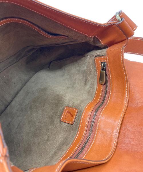 土屋鞄（ツチヤカバン）土屋鞄 (ツチヤカバン) トーンオイルヌメ メッセンジャーバッグ ブラウンの古着・服飾アイテム