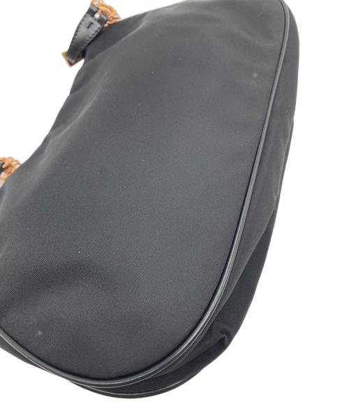 PRADA（プラダ）PRADA (プラダ) チェーンワンショルダーバッグ ブラックの古着・服飾アイテム