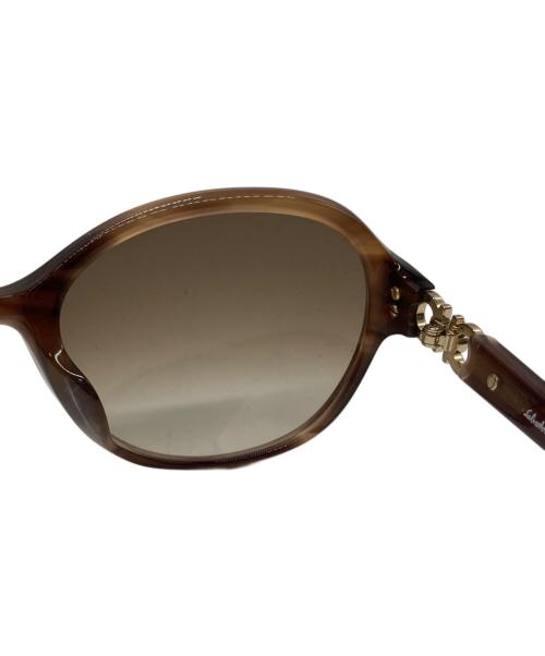 Salvatore Ferragamo（サルヴァトーレ フェラガモ）Salvatore Ferragamo (サルヴァトーレ フェラガモ) サングラス ブラウン サイズ:56□16 135の古着・服飾アイテム