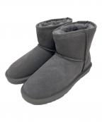 PAPASパパス）の古着「ムートンブーツ」｜グレー