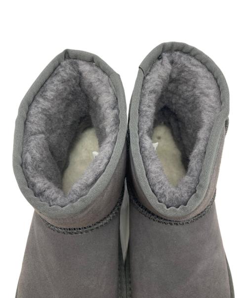 PAPAS（パパス）PAPAS (パパス) ムートンブーツ グレー サイズ:42の古着・服飾アイテム