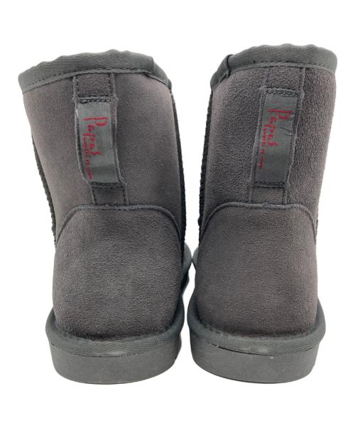 PAPAS（パパス）PAPAS (パパス) ムートンブーツ グレー サイズ:43の古着・服飾アイテム