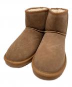 PAPASパパス）の古着「ムートンブーツ」｜ブラウン