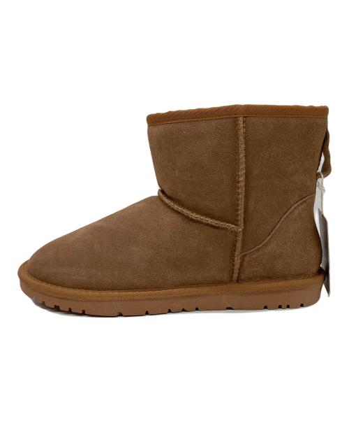 PAPAS（パパス）PAPAS (パパス) ムートンブーツ ブラウン サイズ:42の古着・服飾アイテム