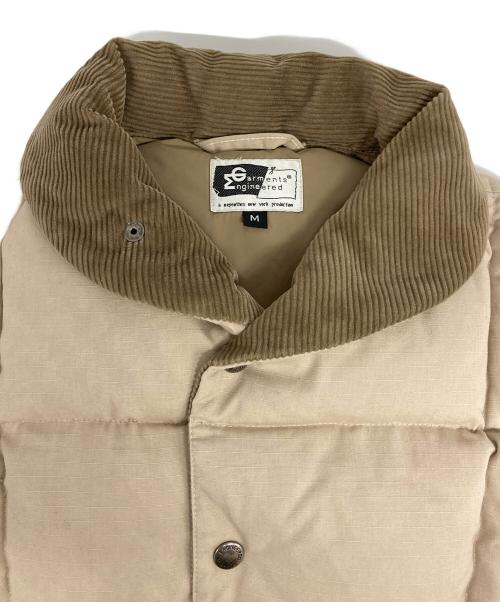 Engineered Garments（エンジニアドガーメンツ）Engineered Garments (エンジニアードガーメンツ) ダウンベスト ベージュ サイズ:Mの古着・服飾アイテム