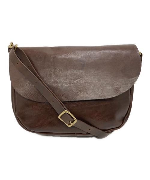 organ（オルガン）organ (オルガン) レザーショルダーバッグ ブラウンの古着・服飾アイテム