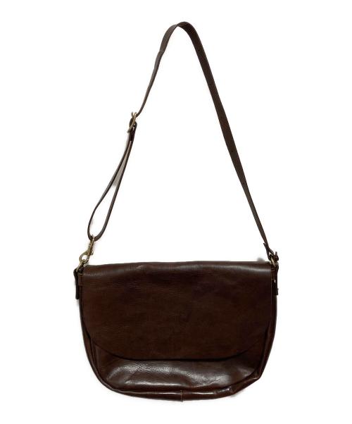 organ（オルガン）organ (オルガン) レザーショルダーバッグ ブラウンの古着・服飾アイテム