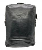 m0851エム・ゼロ・エイト・ファイブ・ワン）の古着「レザーリュック」｜ブラック