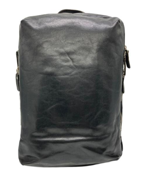 m0851（エム・ゼロ・エイト・ファイブ・ワン）m0851 (エム・ゼロ・エイト・ファイブ・ワン) レザーリュック ブラックの古着・服飾アイテム