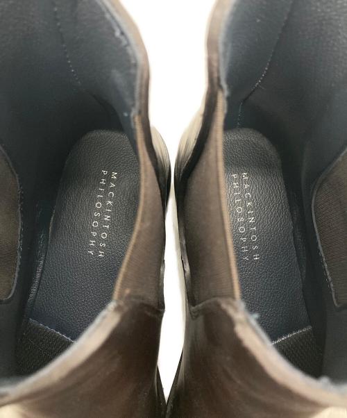 MACKINTOSH PHILOSOPHY（マッキントッシュ フィロソフィー）MACKINTOSH PHILOSOPHY (マッキントッシュ フィロソフィー) サイドゴアブーツ ブラウン サイズ:38の古着・服飾アイテム