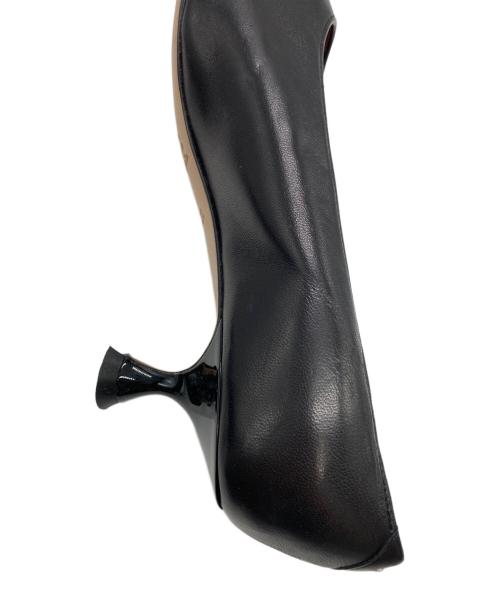 Maison Margiela（メゾンマルジェラ）Maison Margiela (メゾンマルジェラ) ヒールパンプス ブラック サイズ:SIZE 38の古着・服飾アイテム