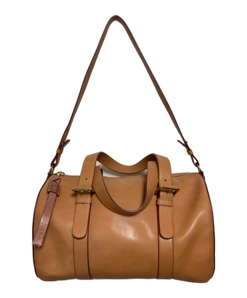 Chloe（クロエ）Chloe (クロエ) サム ボストンバッグ ブラウンの古着・服飾アイテム