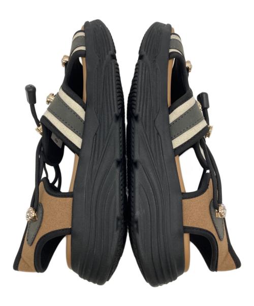 +daiana（プラスダイアナ）+daiana (プラスダイアナ) スポーツサンダル アイボリー サイズ:23.5cmの古着・服飾アイテム