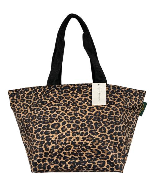 Herve Chapelier（エルベシャプリエ）Herve Chapelier (エルベシャプリエ) ヒョウ柄ナイロン舟形トート ブラウンの古着・服飾アイテム